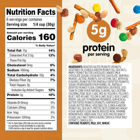 Snak Club 6 oz resealable bag keeps freshness for longer snacking sessions.