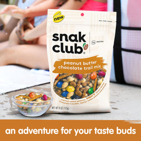 Snak Club Pretzels trail mix offers a salty crunch with savory goodness.