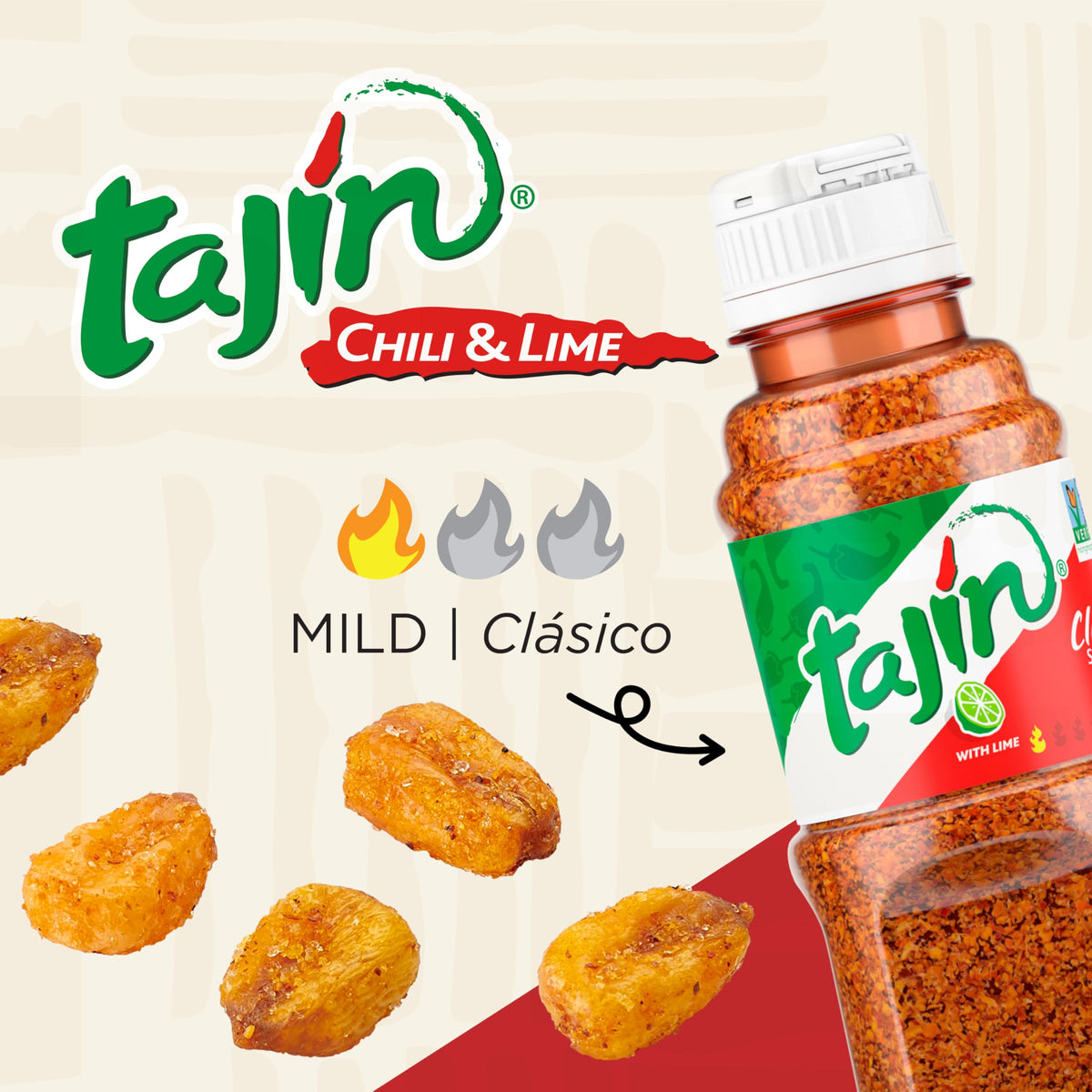 Snak Club Tajin Toasted Corn gluten-free and non-GMO