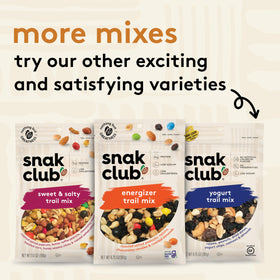 Snak Club Travel-friendly snack perfect for purses, backpacks, and gym bags.