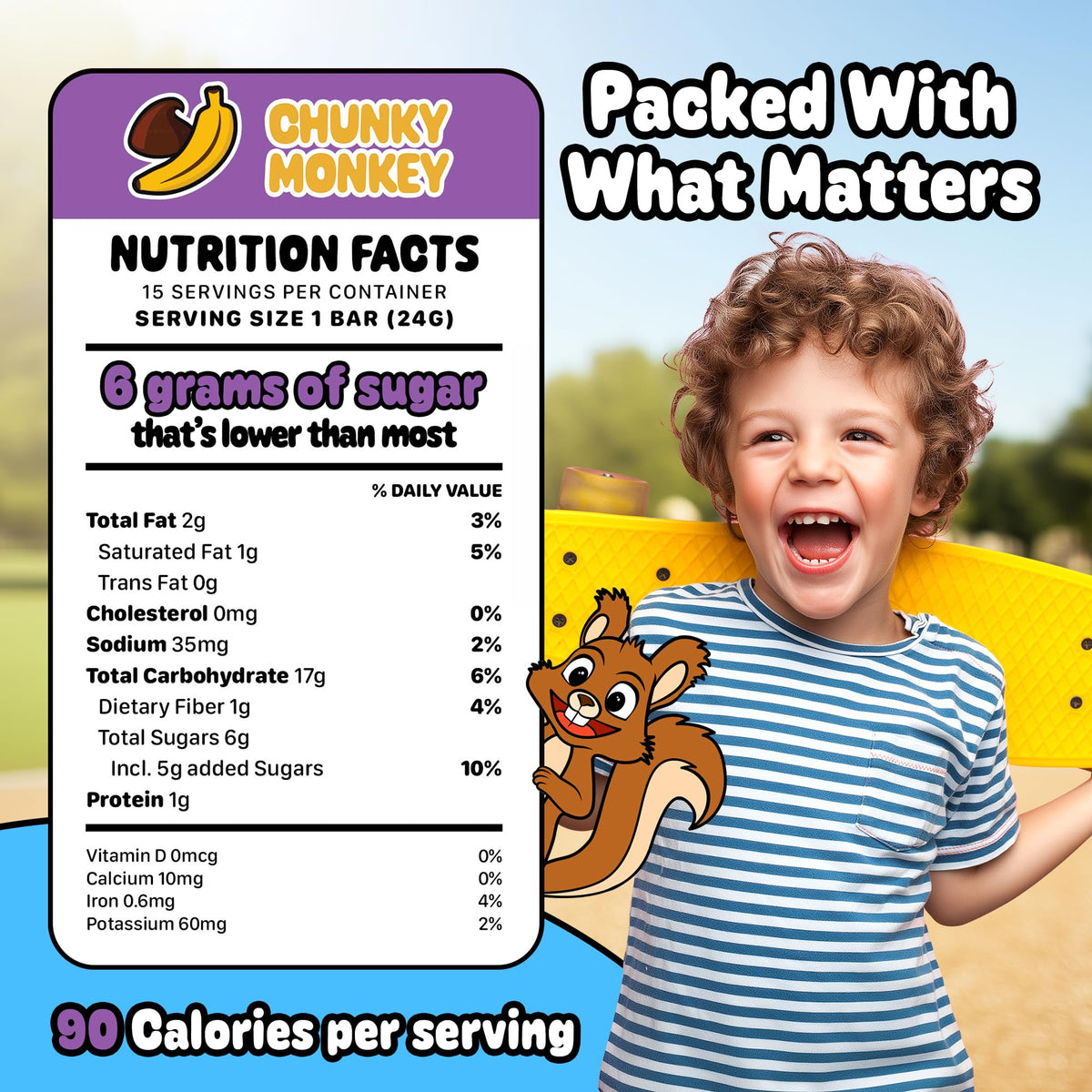 Snakkidz granola bar with avocado oil delivering a creamy, soft texture