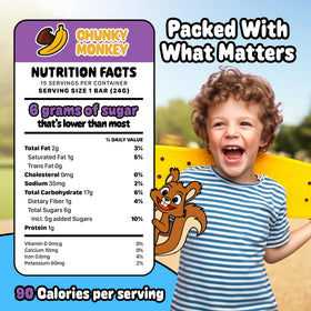Snakkidz granola bar with avocado oil delivering a creamy, soft texture