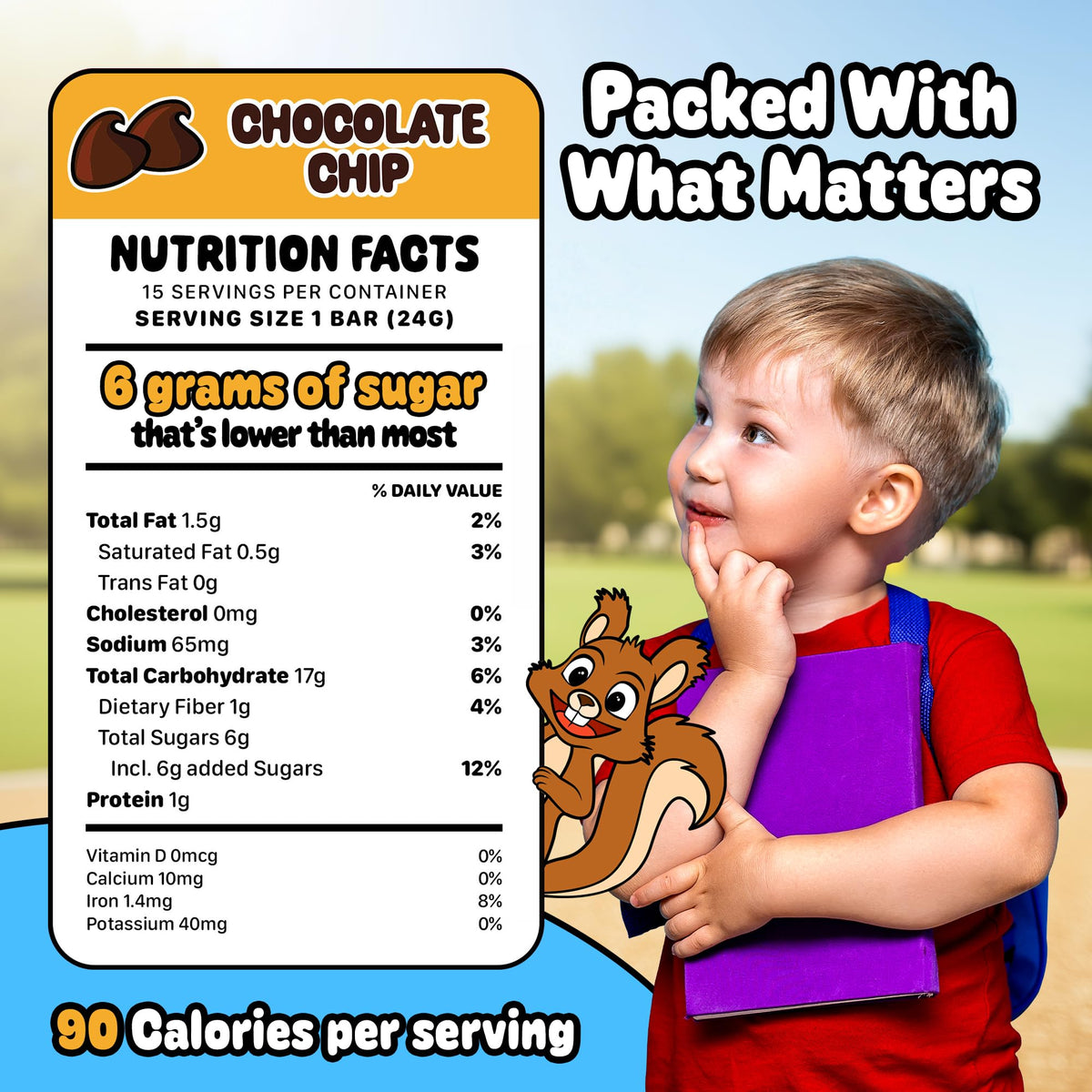 Snakkidz granola bar kid-snacking provides steady energy after school