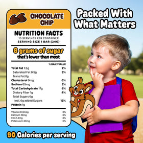 Snakkidz granola bar kid-snacking provides steady energy after school