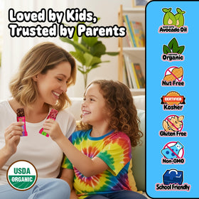 Snack ready in a lunchbox with Snakkidz allergen-free granola bar