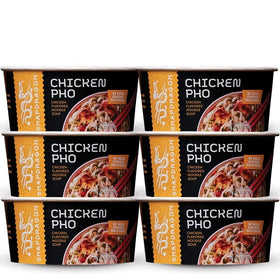 Snapdragon Chicken Pho bowl six-pack ready for quick comfort meals.