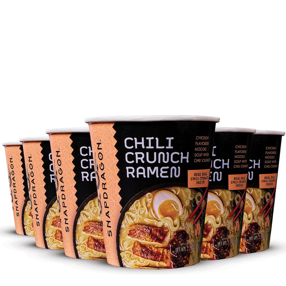 Snapdragon Chili Crunch Ramen Cup noodles ready in minutes for a cozy meal