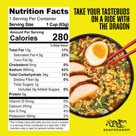 Chili oil flavoring being added to Snapdragon Miso Ramen