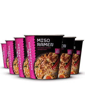 Snapdragon Miso Ramen Cup steaming noodles for a cozy quick meal