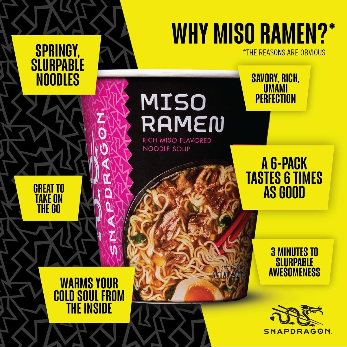 Snapdragon Miso Ramen sauce base packet ready to mix