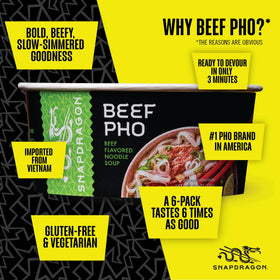 Microwave-ready cup with lid from Snapdragon Pho Bowls