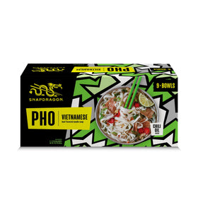 Snapdragon Pho Instant Bowl front view, quick, comforting meal ready in minutes.