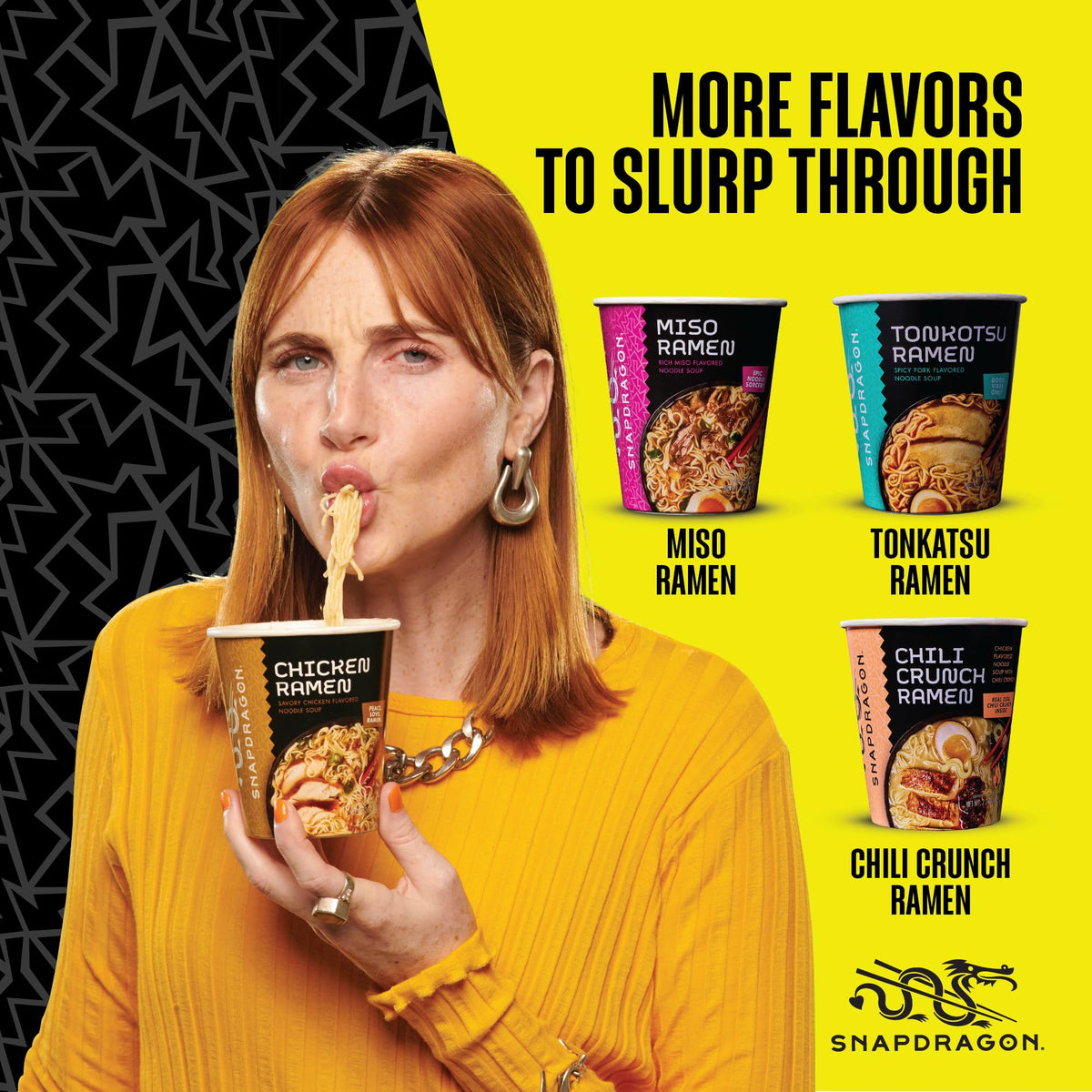 Snapdragon Ramen Cup broth base delivers rich, savory flavor to noodles
