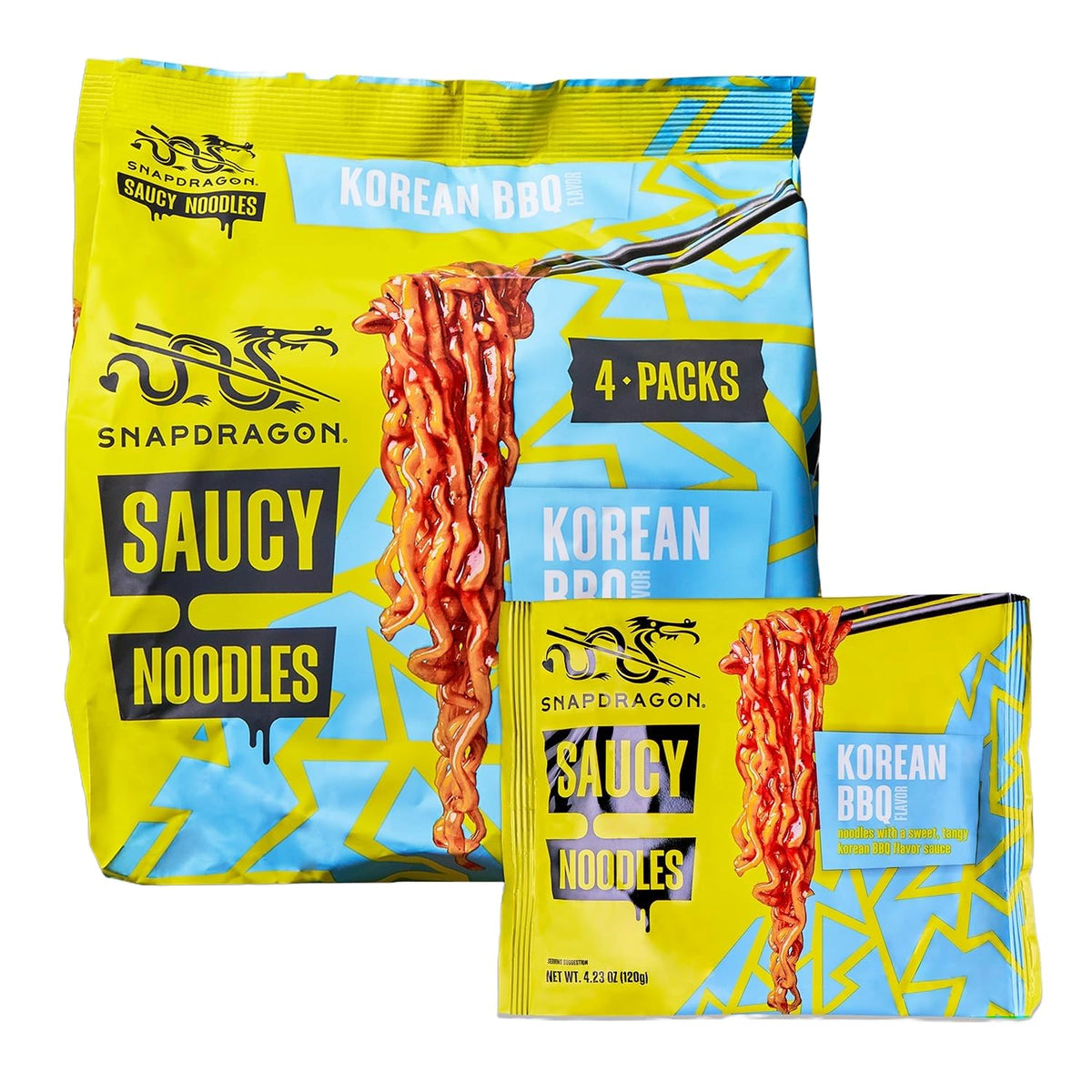 Snapdragon Saucy noodles in a Korean BBQ bowl for quick meals