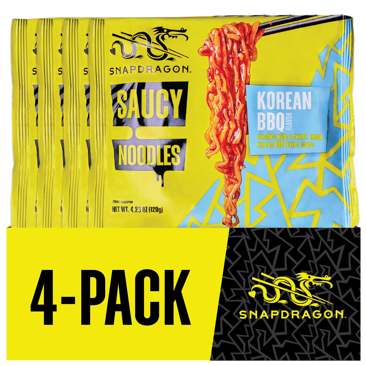 Pack of Snapdragon Saucy Noodles ready for pantry-friendly lunches