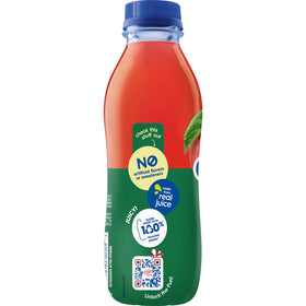 Snapple Apple juice 16oz bottle on kitchen counter ready for a sip.