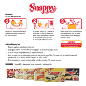 SNAPPY Butter aroma invites cozy snacking during casual gatherings