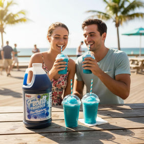 SNAPPY Frosti Tropics blue raspberry slushy granita texture ideal for desserts