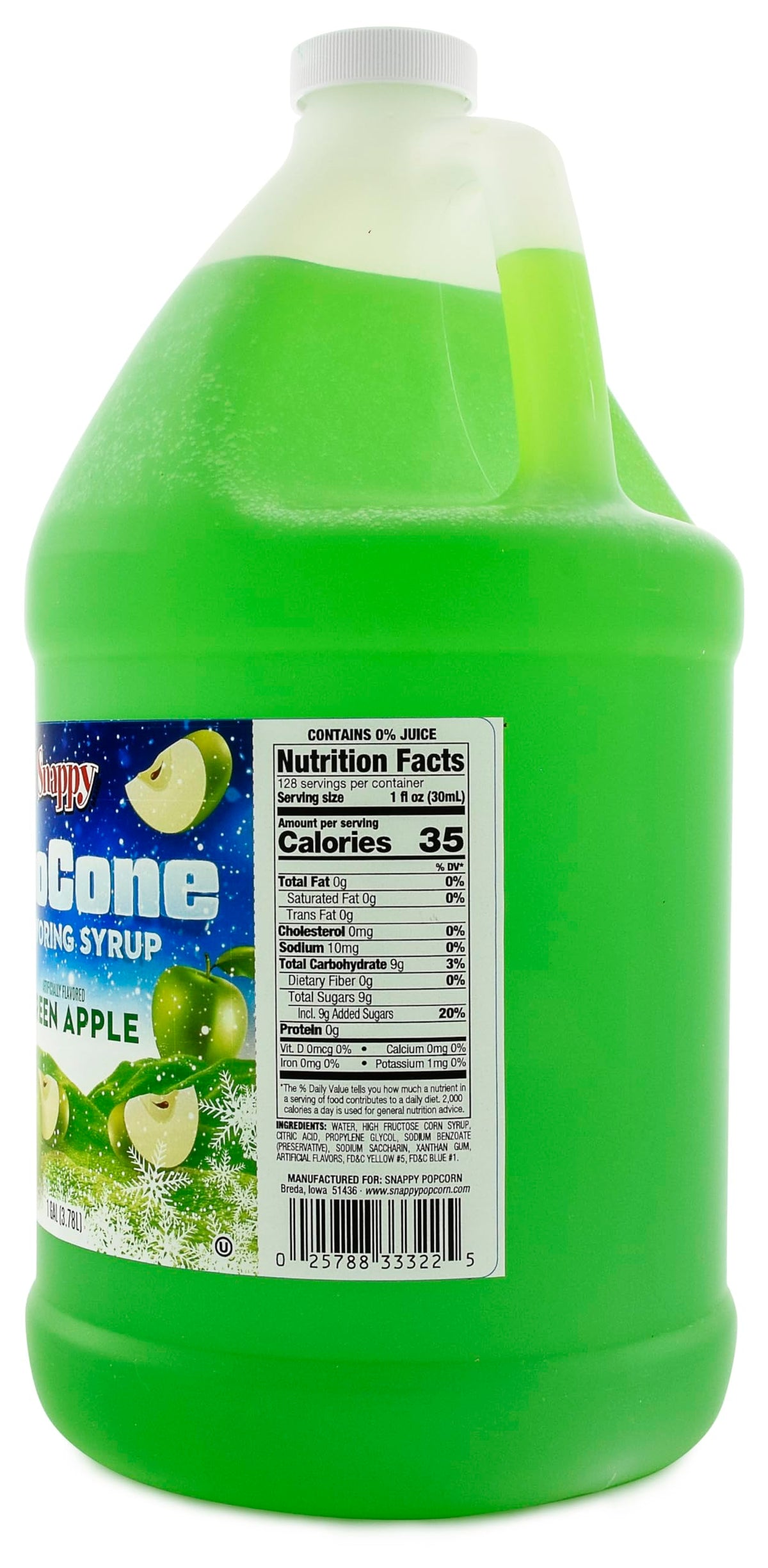 SNAPPY ready-to-use pour-cap highlights convenient, mess-free syrup application
