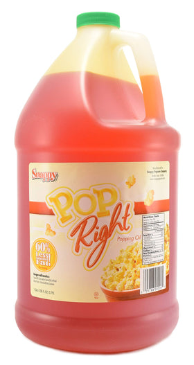 SNAPPY Pop Rite butter popcorn oil bottle pour for even popping and rich aroma.