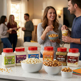SNAPPY Popcorn Glaze Bundle Kettle Bottle: kettle glaze adds a sweet, crunchy finish for game night
