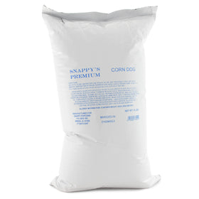 Snappy Premium Corn Dog Mix batter pour for quick, smooth dipping.