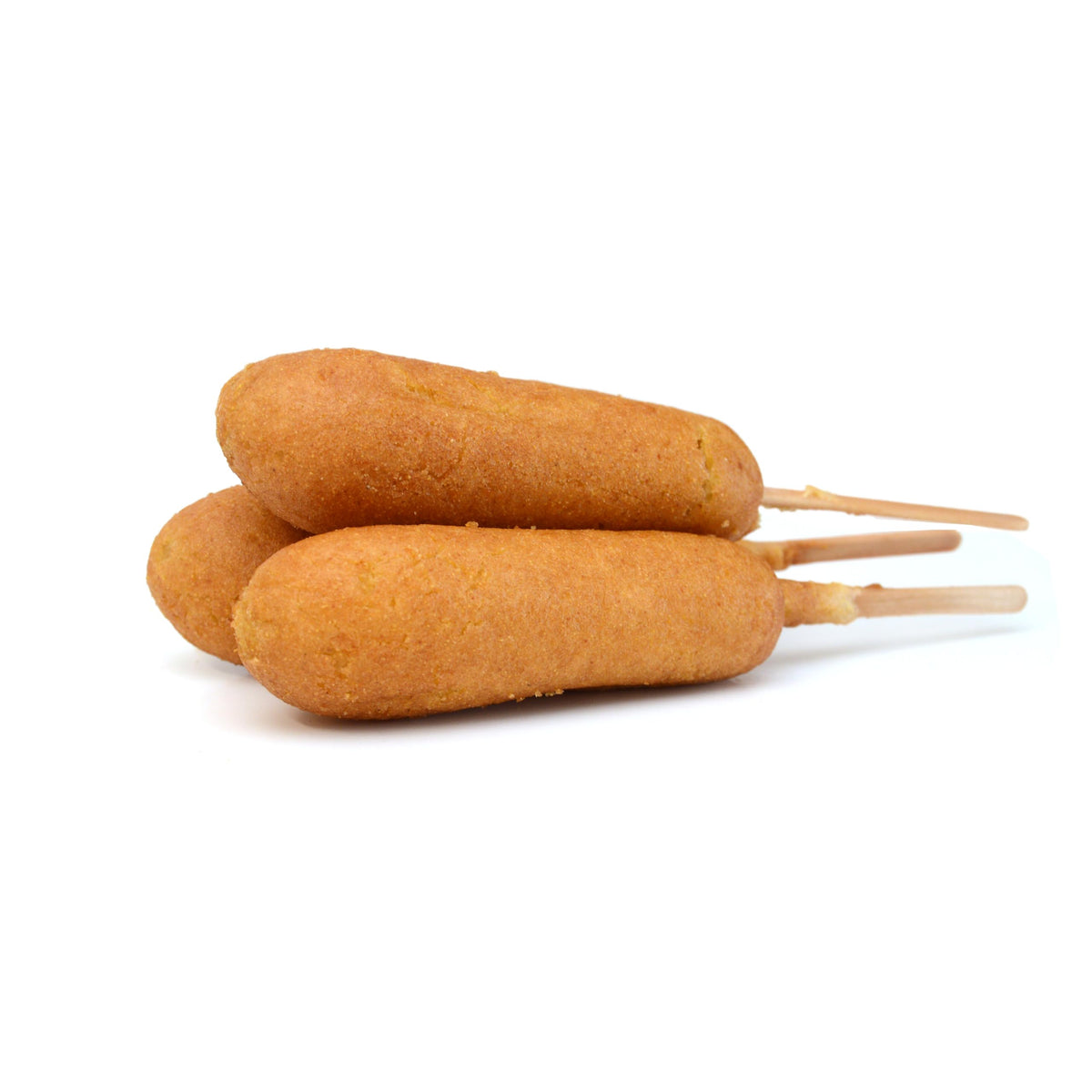 Snappy Premium Corn Dog Mix golden crisp result with a cafe-worthy crust.