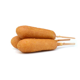 Snappy Premium Corn Dog Mix golden crisp result with a cafe-worthy crust.