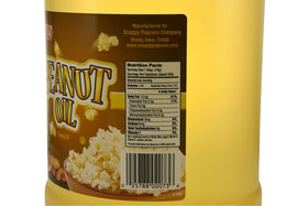 SNAPPY Pure Peanut Oil on popcorn for a rich nutty flavor.