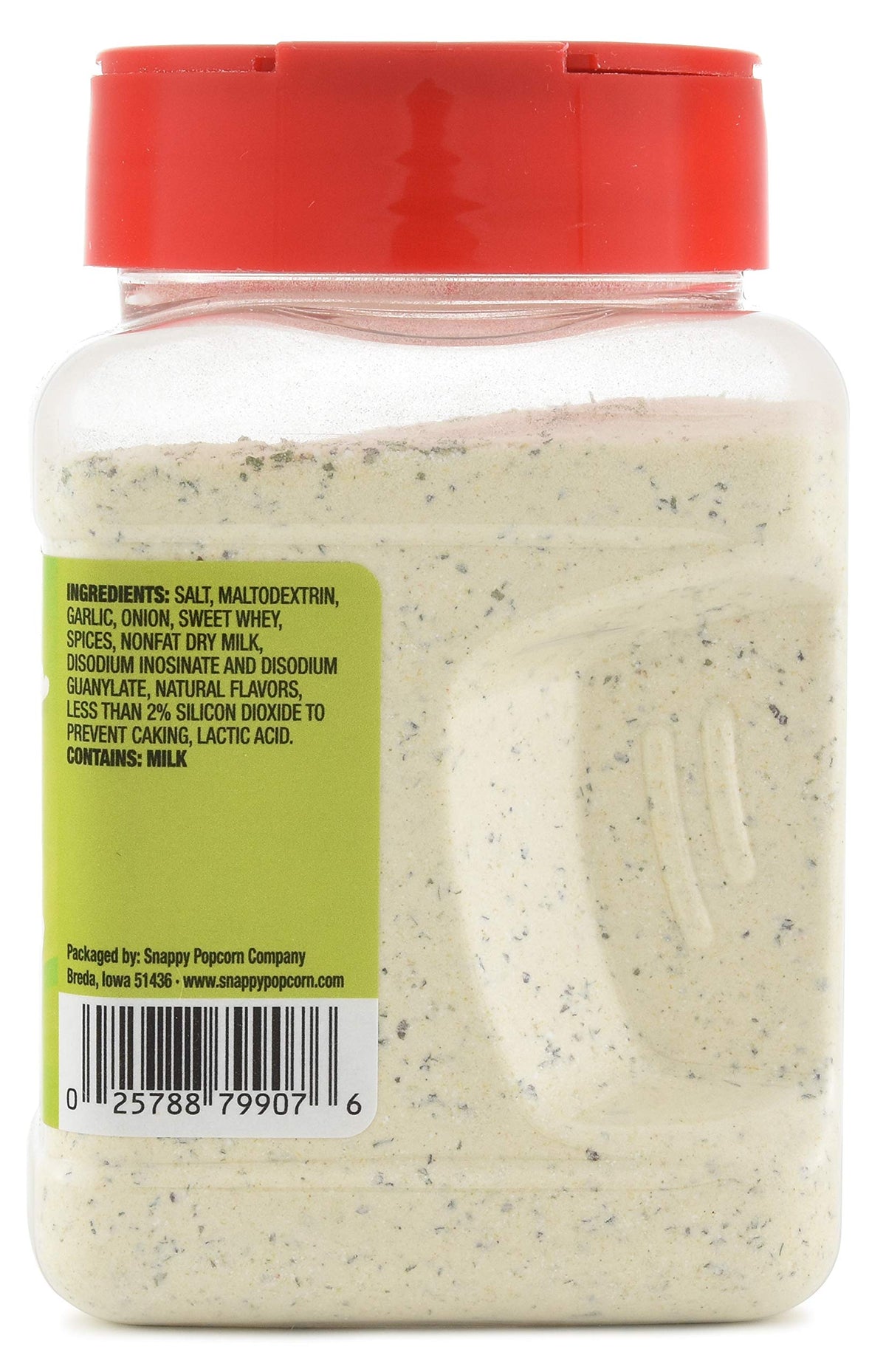 SNAPPY Cheddar Cheese Seasoning Shaker: cheddar aroma elevates warm popcorn