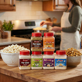 SNAPPY Ranch Seasoning Shaker: bold savory dust for flavor on warm kernels