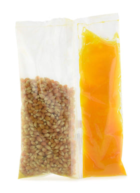SNAPPY Snap-Paks include kernels and oil for easy, mess-free popcorn prep.