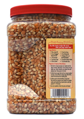 SNAPPY Yellow Popcorn Kernels in an air popper for a lighter snack