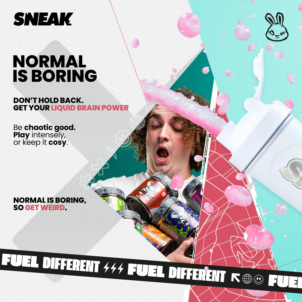 SNEAK Electric Mango flavor sachet for vibrant afternoon energy