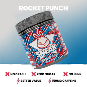SNEAK Rocket Punch powder scoop for precise dosing and tailored energy