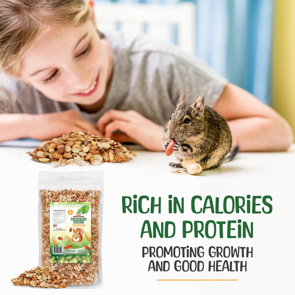 Sneaky Mango bulk peanuts support year-round wildlife snacking