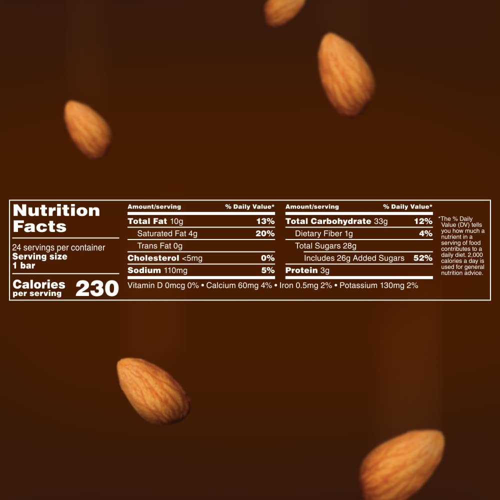 Cool-pack shipment note ensuring freshness for Snickers Almond Bars