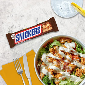 SNICKERS bar for movie-night treats and family viewing.