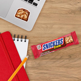 Bar in hand during game day for quick energy