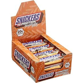 Snickers HI-Protein nutrition panel highlighting protein sources.