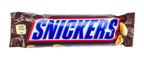 Snickers individually wrapped bars, ideal for grab-and-go snacking.