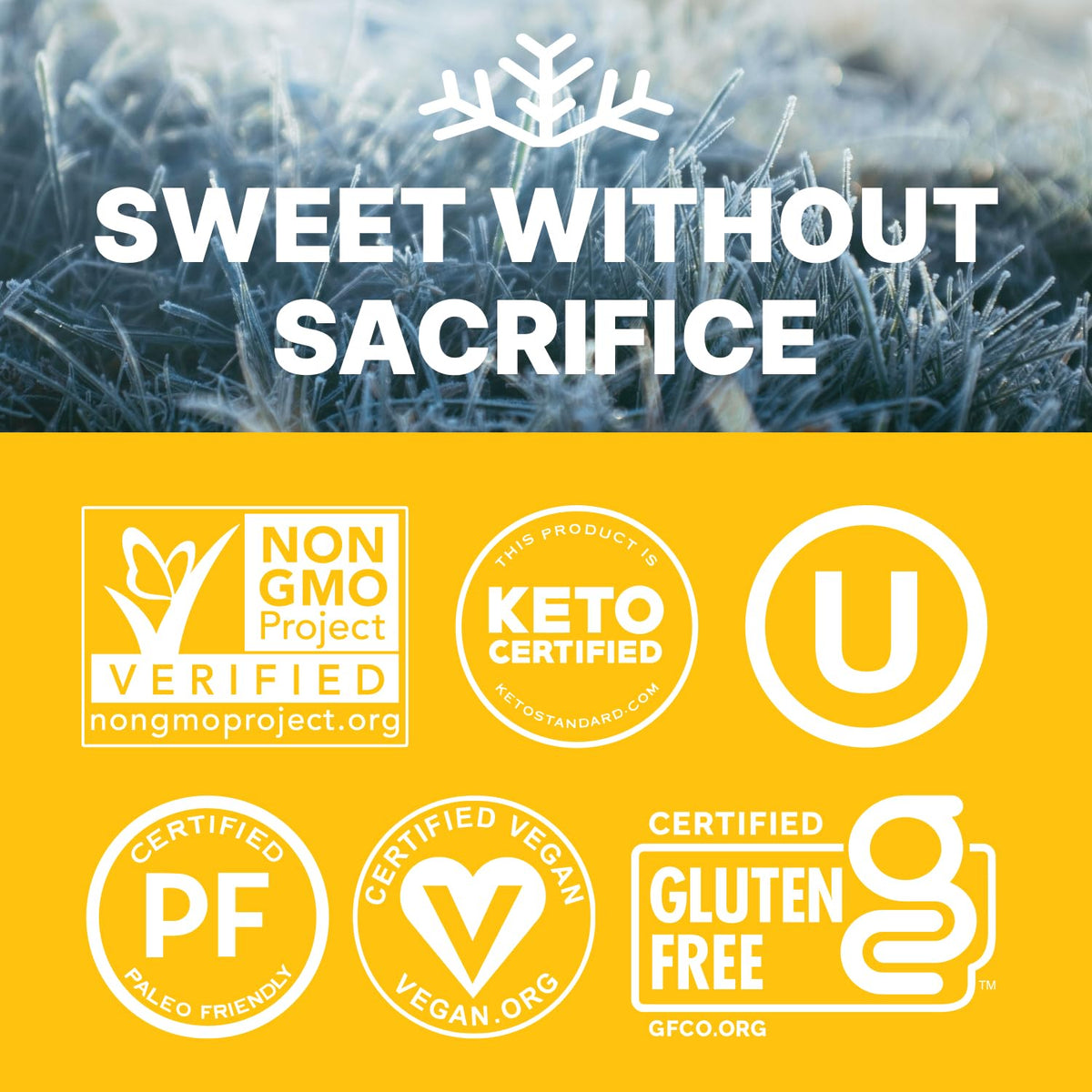 SNØ Lemon Xylitol Candy Chips gluten-free, non-GMO formulation supports clean eating.