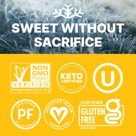 SNØ Lemon Xylitol Candy Chips gluten-free, non-GMO formulation supports clean eating.
