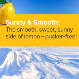 SNØ Lemon Xylitol Candy Chips crystal texture delivers a refreshing bite.