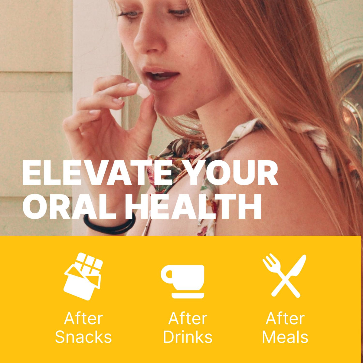 SNØ Lemon Xylitol Candy Chips keeps cravings sugar-free for busy days.