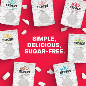 SNØ strawberry flavor 1 lb bag suggests a long-lasting daily option.