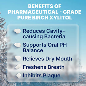 Packaging details for SNØ Watermelon Xylitol Candy Chips
