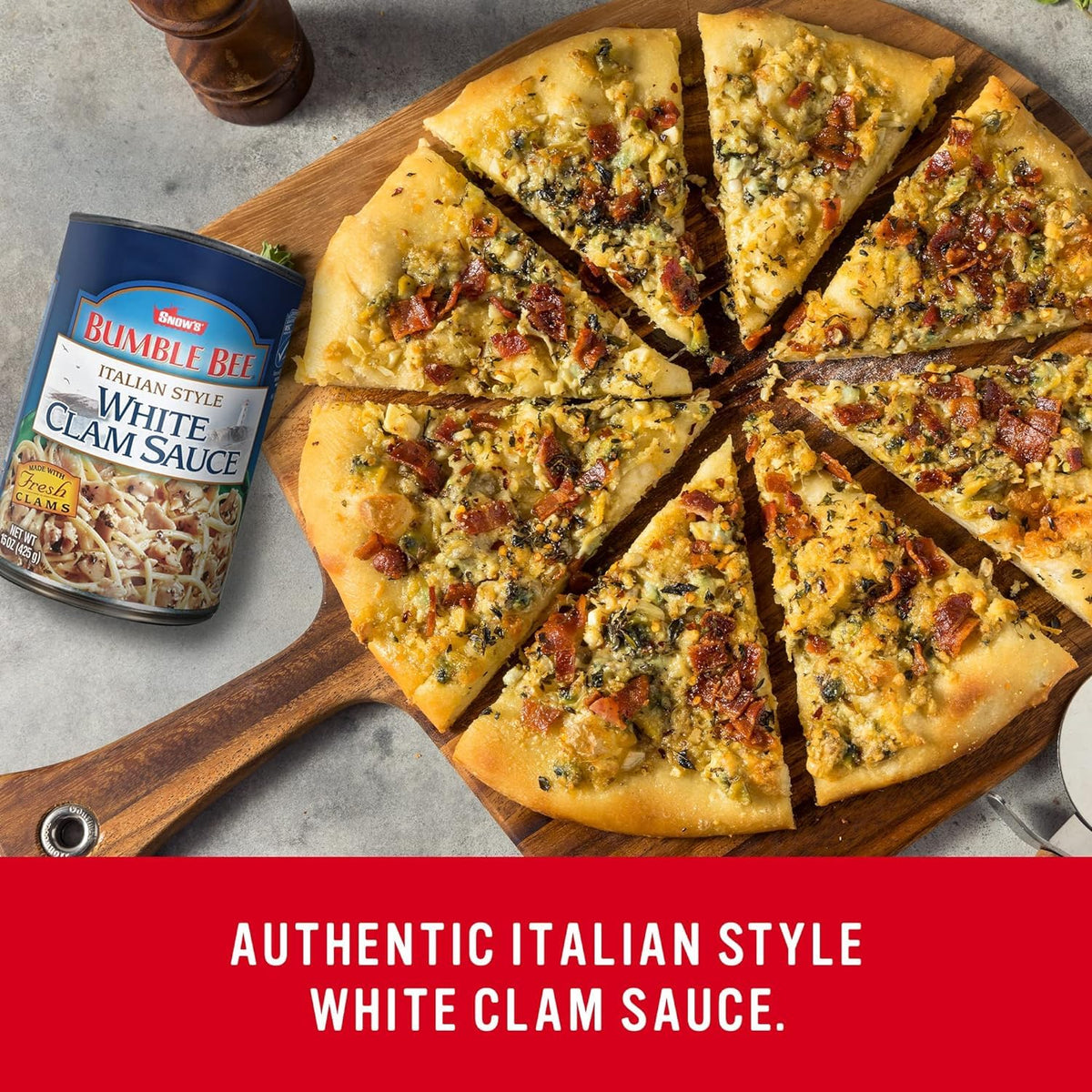 Snow's sauce served over pasta for an easy Italian-inspired dish