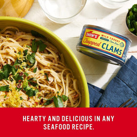 Snow's serving portion highlights 5g protein per serving for hearty meals