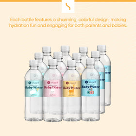 Snugell on-the-go bottle in diaper bag for convenient hydration